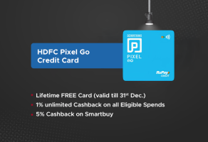 hdfc pixel go credit card
